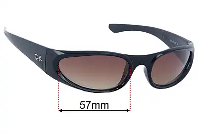 Ray-Ban RB4332 Ersatzgläser 57mm wide 