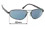 Sunglass Fix Replacement Lenses for Serengeti Monza - 62mm Wide 