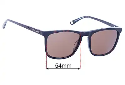 Ted Baker  Sun Rx 05 Replacement Lenses 54mm wide 