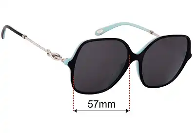 Tiffany & Co TF 4145-B-F (Low Bridge Fit) Ersatzgläser 57mm wide 