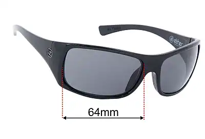 Von Zipper Alysium Replacement Lenses 64mm wide 