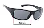 Sunglass Fix Lentes de Repuesto para Von Zipper Alysium - 64mm Wide 