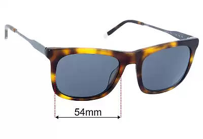Calvin Klein CK4319S Lentes de Repuesto 54mm wide 