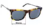 Sunglass Fix Replacement Lenses for Calvin Klein CK4319S - 54mm Wide 