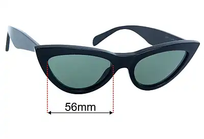 Celine CL 40019I Replacement Lenses 56mm wide 