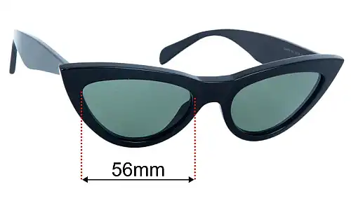 Celine CL 40019I Replacement Lenses 56mm wide 