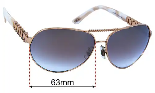 Sunglass Fix Replacement Lenses for Chopard SCH A63S - 63mm Wide Chopard SCH A63S Replacement Lenses 63mm wide