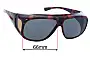 Sunglass Fix Replacement Lenses for Fitovers Navigator - 66mm Wide 