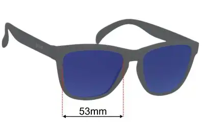 Goodr Silverback Squat Mobility Replacement Lenses 53mm wide 