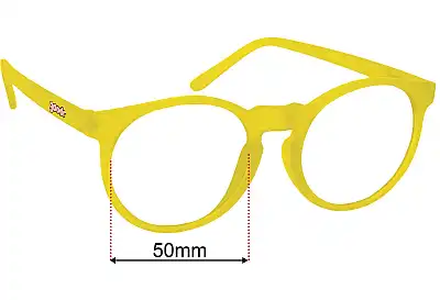 Goodr Fade-er-ade Shades Verres de Remplacement 50mm wide 