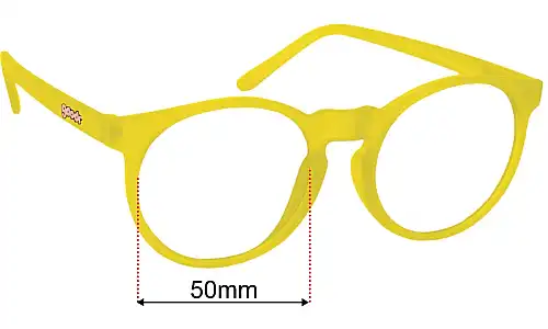 Goodr Fade-er-ade Shades Lentilles de Remplacement 50mm wide 