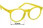 Sunglass Fix Verres de Remplacement pour Goodr Fade-er-ade Shades - 50mm Wide 