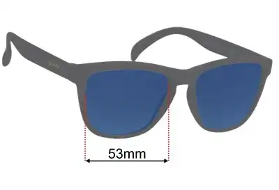 Goodr Going To Valhalla... Witness! Replacement Lenses 53mm wide 