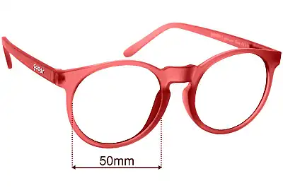 Goodr Influencers Pay Double Verres de Remplacement 50mm wide 