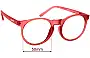 Sunglass Fix Verres de Remplacement pour Goodr Influencers Pay Double - 50mm Wide 