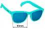 Sunglass Fix Replacement Lenses for Goodr Nessy's Midnight Orgy - 53mm Wide 