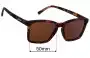 Sunglass Fix Replacement Lenses for Goodr Smaller Is Baller - 50mm Wide 