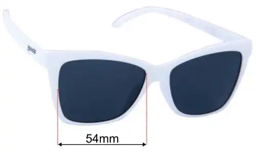 Goodr Our Gay Agenda Lentilles de Remplacement 54mm wide 