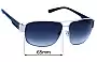 Sunglass Fix Replacement Lenses for Guess GUF127 - 65mm Wide 