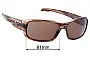 Sunglass Fix Replacement Lenses for Maui Jim MJ226 Hamoa Beach - 61mm Wide 