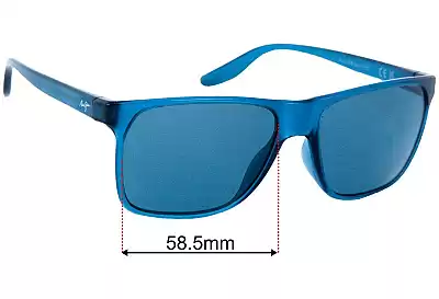 Maui Jim MJ603 Pailolo Verres de Remplacement 58mm wide 