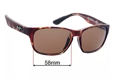 Maui Jim MJ721 Mixed Plate Verres de Remplacement 58mm wide 