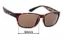Sunglass Fix Ersatzgläser für Maui Jim MJ721 Mixed Plate - 58mm Wide 