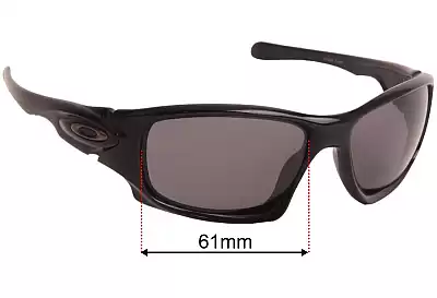 Oakley Ten X OO9128 Replacement Lenses 61mm wide 