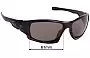Sunglass Fix Replacement Lenses for Oakley Ten X OO9128 - 61mm Wide 