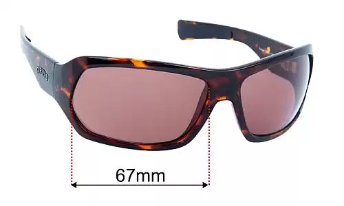 Sunglass Fix Replacement Lenses for Orvis Fire Hole - 67mm Wide Orvis Fire Hole Replacement Lenses 67mm wide