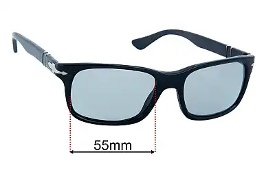 Persol 3048-S Replacement Lenses 55mm wide 
