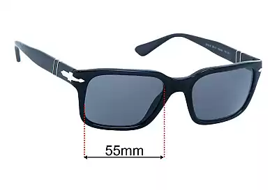 Persol PO3272S Lentes de Repuesto 55mm wide 