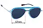 Sunglass Fix Replacement Lenses for Prada SPS04T - 57mm Wide 