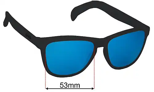 Goodr Professional Respawner  Replacement Lenses 53mm wide 