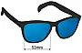 Sunglass Fix Replacement Lenses for Goodr Professional Respawner - 53mm Wide 