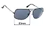 Sunglass Fix Ersatzgläser für Ray-Ban RB3363 - 63mm Wide 