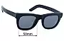 Sunglass Fix Ersatzgläser für Retro Super Future Ciccio - 50mm Wide 