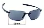 Sunglass Fix Replacement Lenses for Revo RE1070 Descend XL - 65mm Wide 