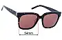 Sunglass Fix Replacement Lenses for Saint Laurent  SL M40 - 54mm Wide 