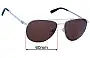 Sunglass Fix Replacement Lenses for Salvatore Ferragamo SF157S - 60mm Wide 