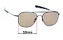 Sunglass Fix Replacement Lenses for Serengeti Aerial - 58mm Wide 