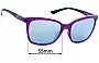 Sunglass Fix Replacement Lenses for Smith Colette/N - 55mm Wide 
