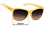 Sunglass Fix Replacement Lenses for Smith Ramona - 56mm Wide 