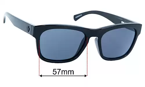 Sunglass Fix Replacement Lenses for Spy Optic Crossway - 57mm Wide Spy Optic Crossway Replacement Lenses 57mm wide