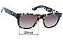 Sunglass Fix Replacement Lenses for Tens Classic - 50mm Wide 