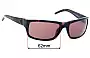 Sunglass Fix Replacement Lenses for Timberland TB2052 - 62mm Wide 