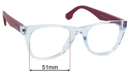 Carrera 5038/S Ersatzlinsen 51mm wide 