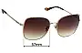 Sunglass Fix Replacement Lenses for Coach HC7133 - 57mm Wide 