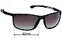 Sunglass Fix Replacement Lenses for Carrera 4013/S - 62mm Wide 