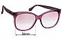 Sunglass Fix Lentes de Repuesto para Havaianas Sahy - 56mm Wide 